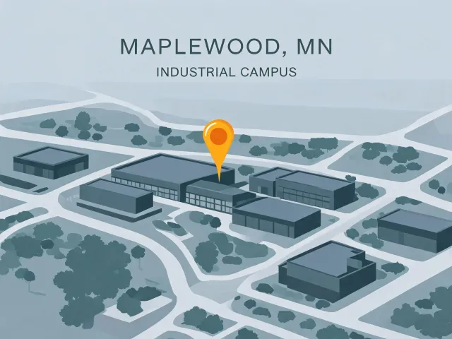 Map illustration of 3M technical center location