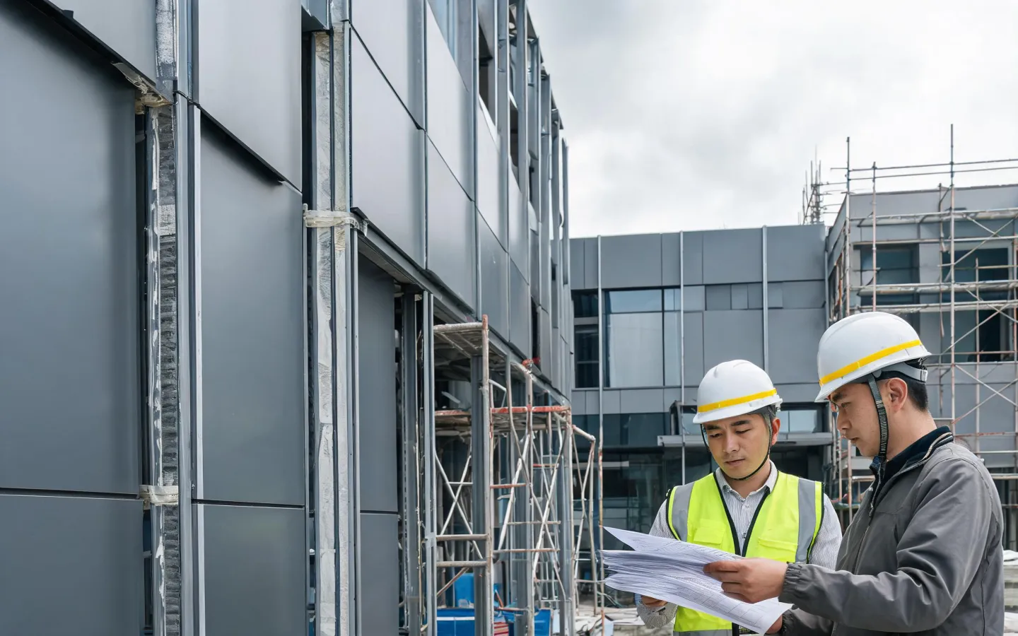 Curtain wall panel bonding on a commercial facade